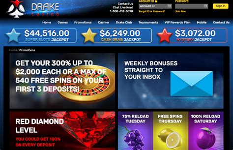 Drake casino bonus